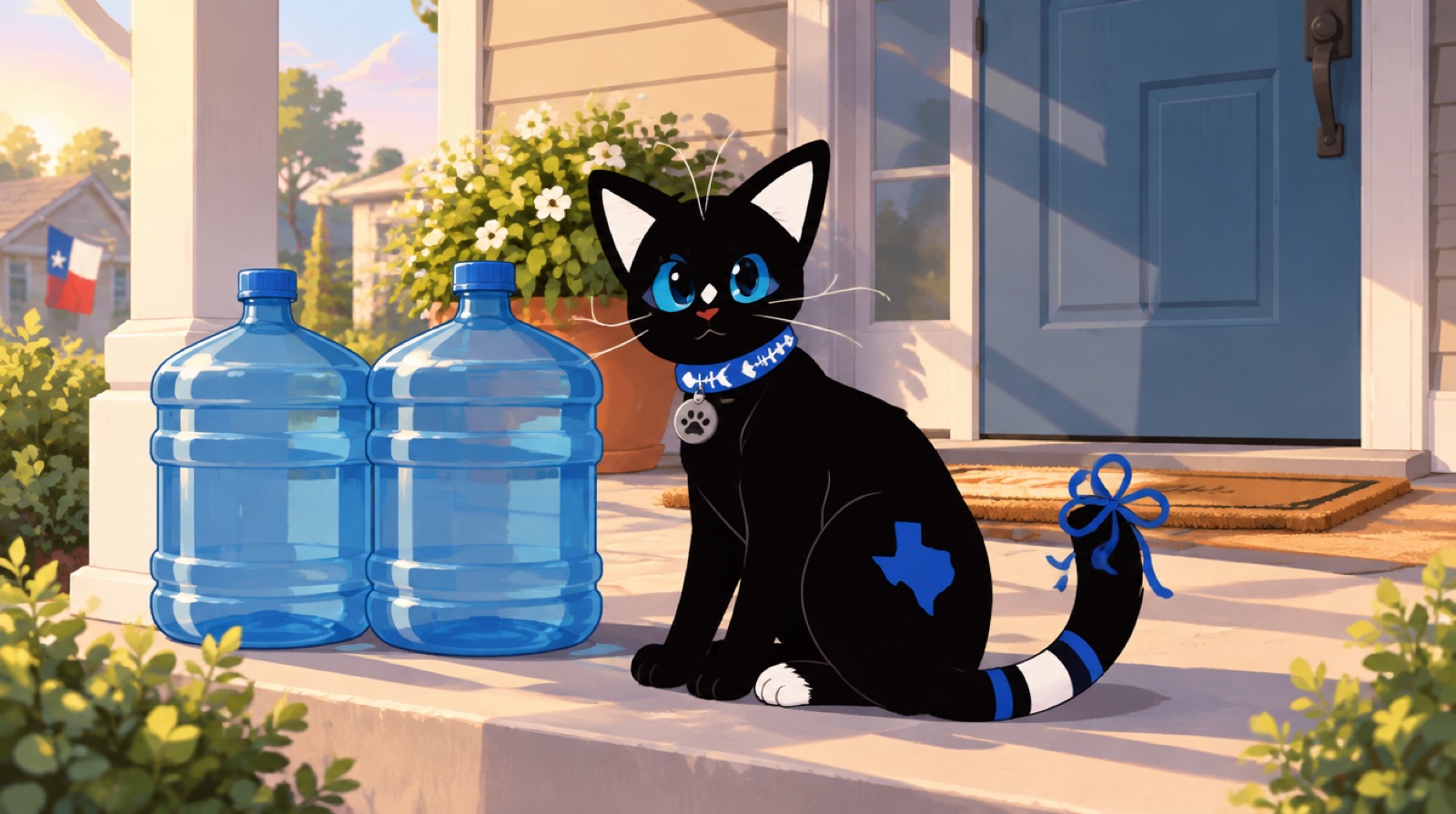 A doorstep delivery